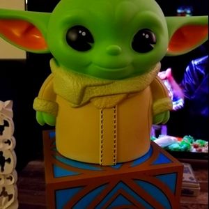 Baby yoda piggy bank